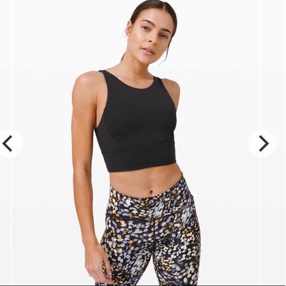 lululemon athletica Tops - Lululemon Stronger As One Longline bra in black